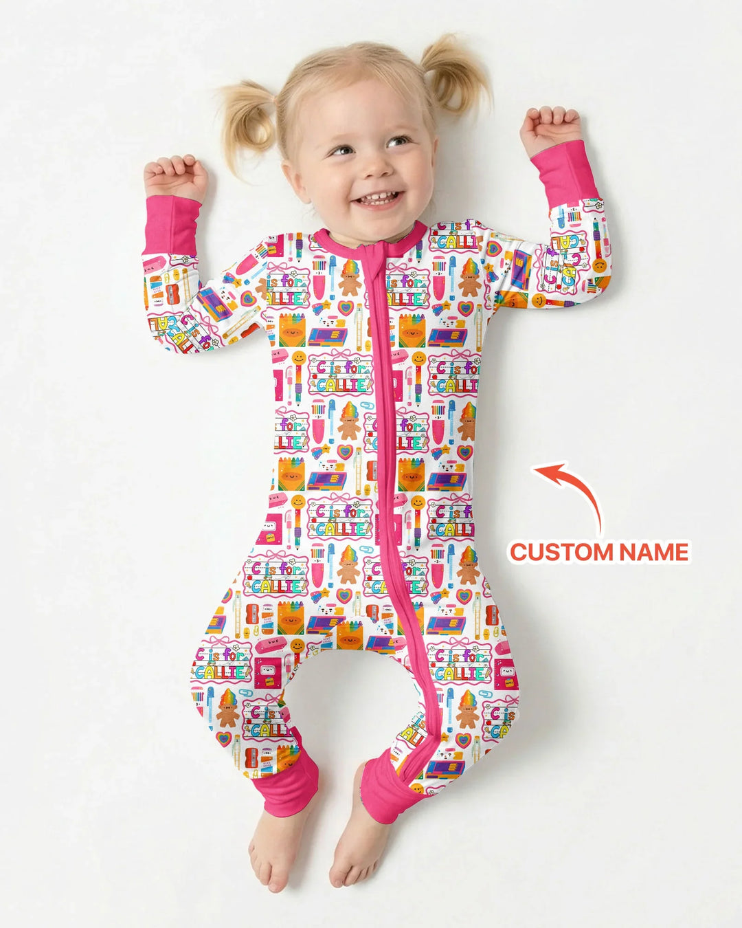 Gerippte Babykleidung mit individuellem Foto - Weich &amp; Skizzenhaft