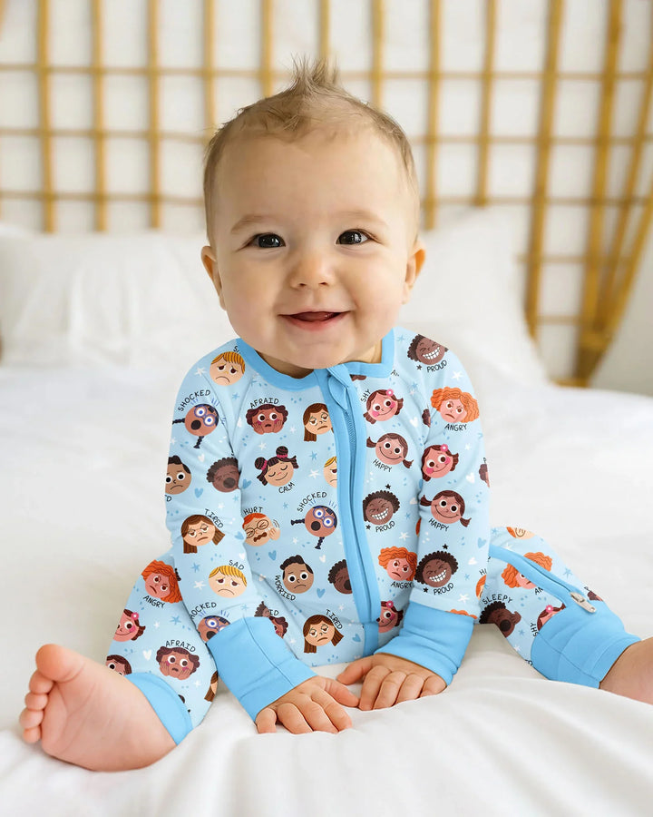 Gerippte Babykleidung mit individuellem Foto - Weich &amp; Skizzenhaft