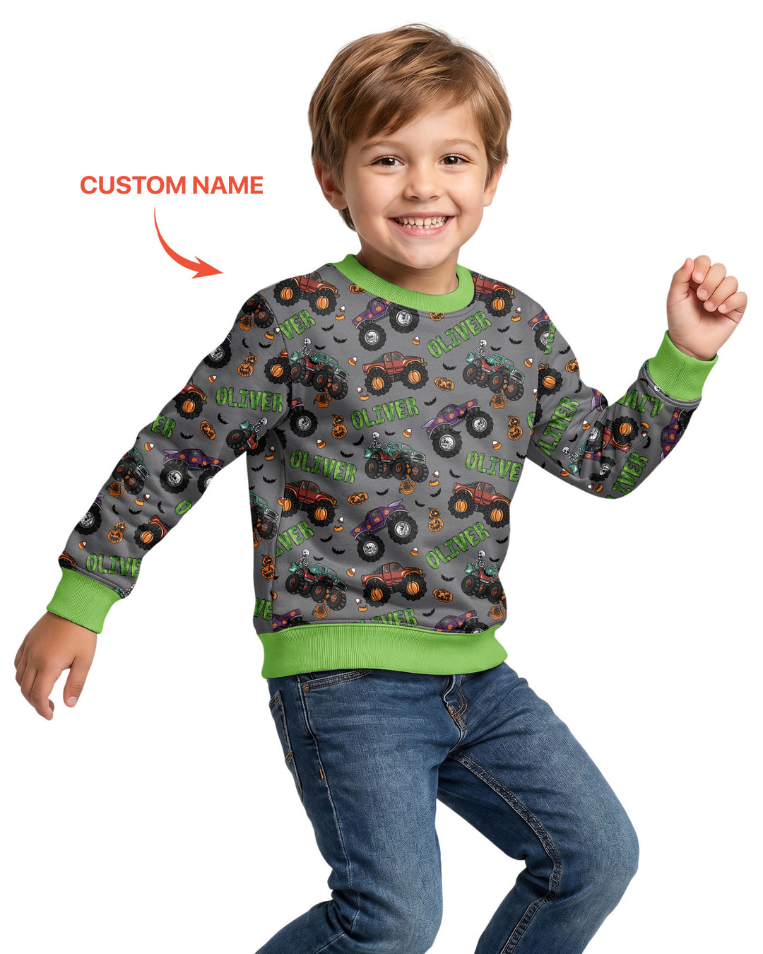 Maßgeschneiderter Bambus Rundhals-Sweatshirt