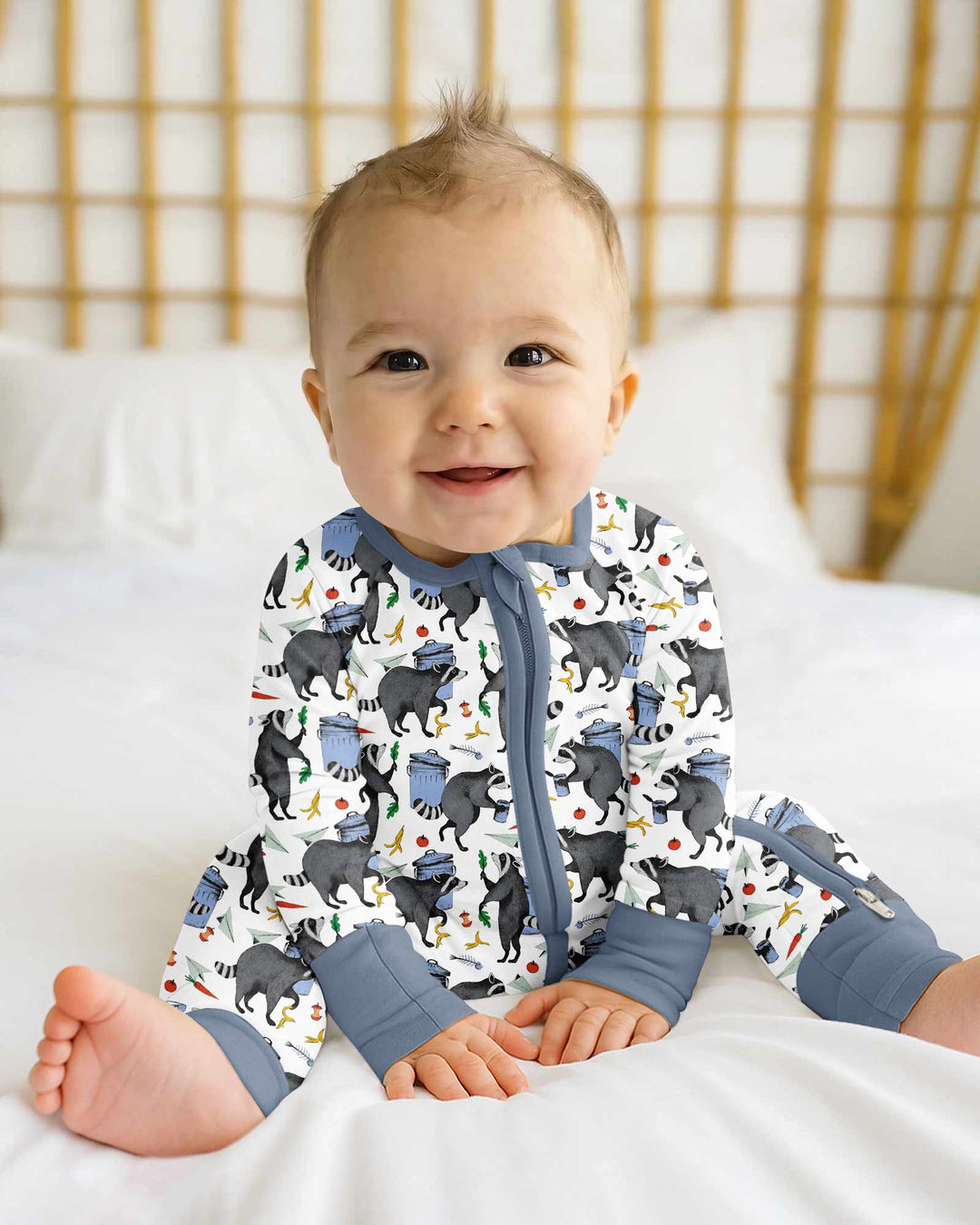 Gerippte Babykleidung mit individuellem Foto - Weich &amp; Skizzenhaft