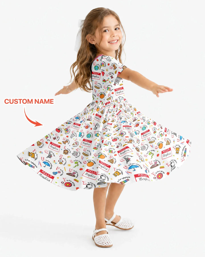 Vorlage Bambus Twirl Kleid