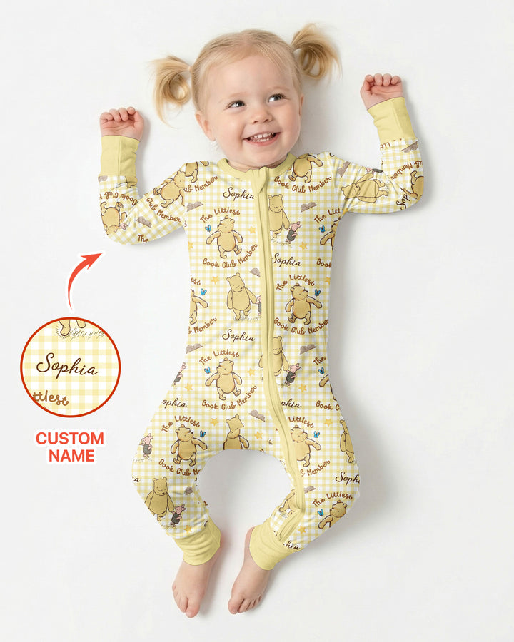 Custom Name Littlest Book Club Member Bamboo Convertible Zippy