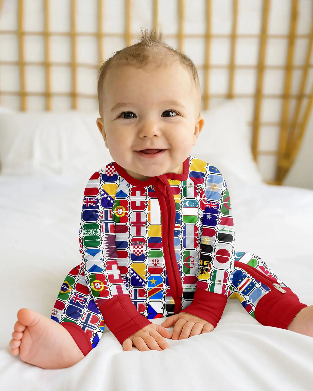 Gerippte Babykleidung mit individuellem Foto - Weich &amp; Skizzenhaft