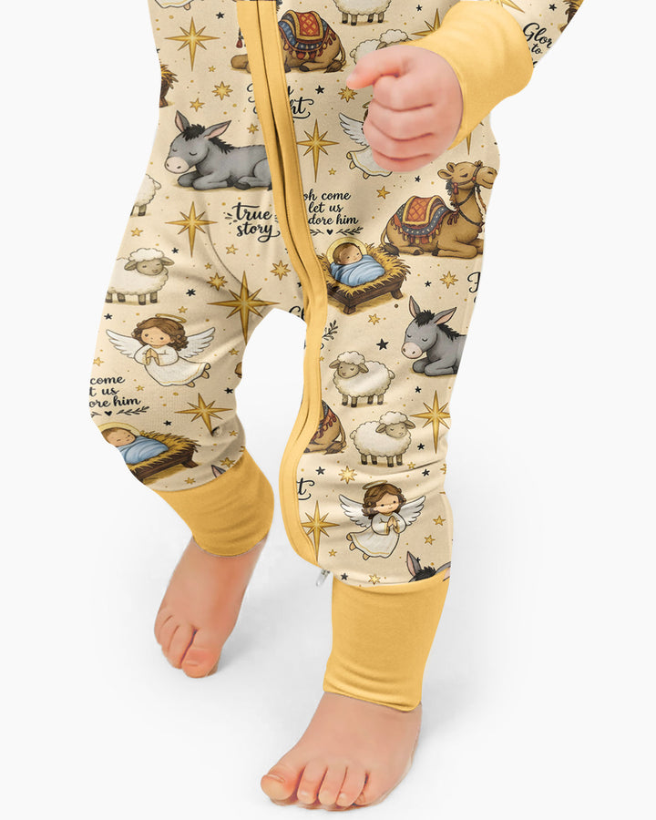 Nativity Christmas Holy Night Bamboo Convertible Zippy