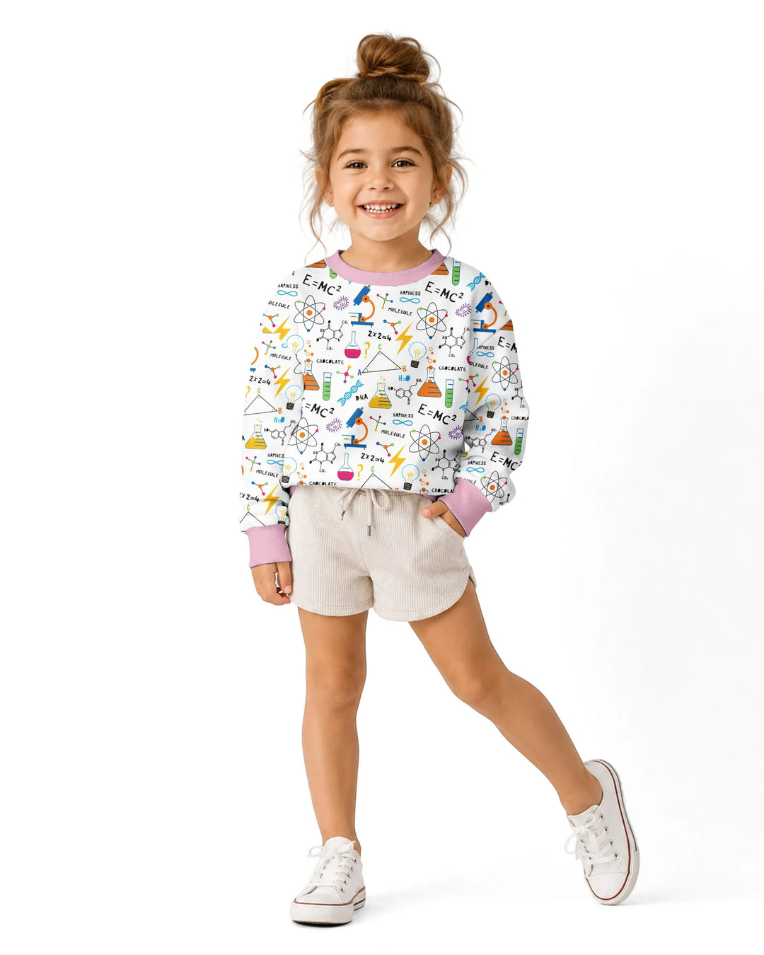 Baseball-Sweatshirt mit Rundhalsausschnitt aus Bambus und christlichem Motiv