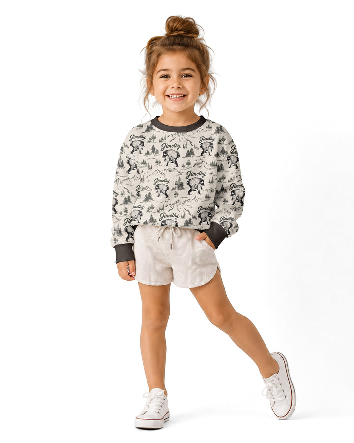 Sweatshirt mit Rundhalsausschnitt aus Bambusfaser