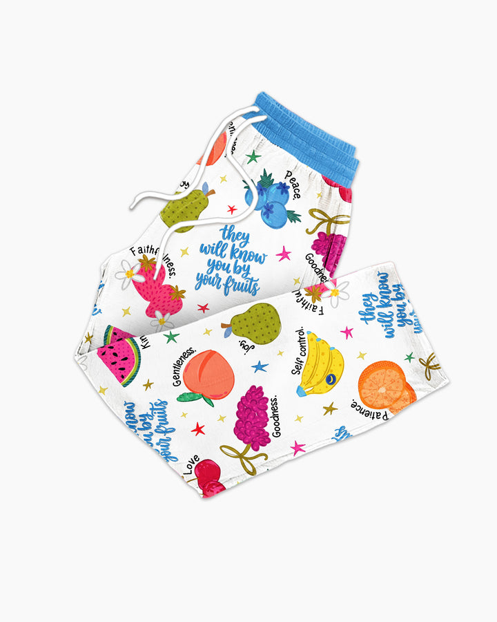 They Will Know You By Your Fruits Bamboo Men's Pajama Set