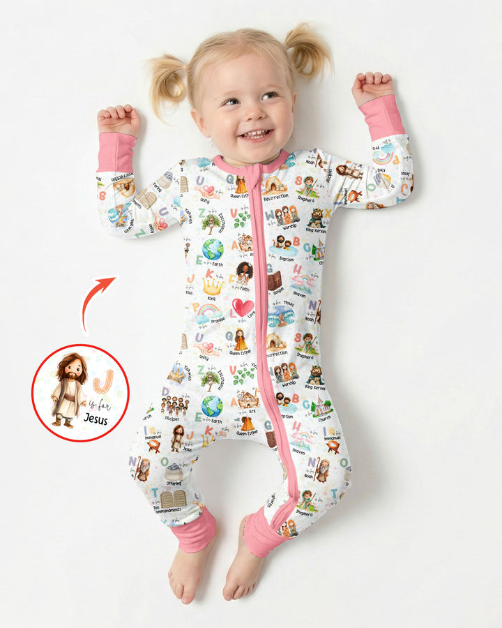 Bible ABC Alphabet Bamboo Convertible Zippy