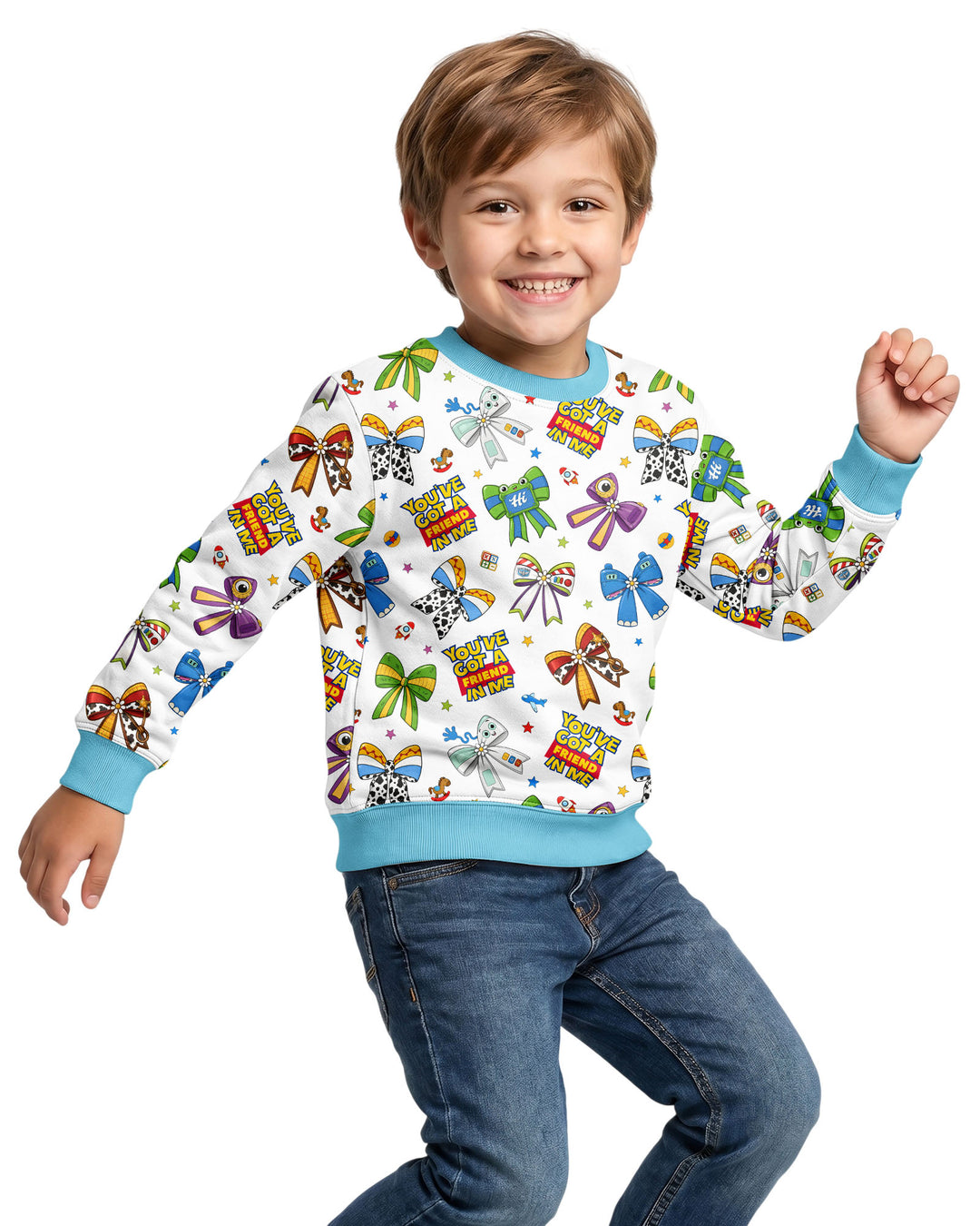 Sweatshirt mit Rundhalsausschnitt aus Bambusfaser