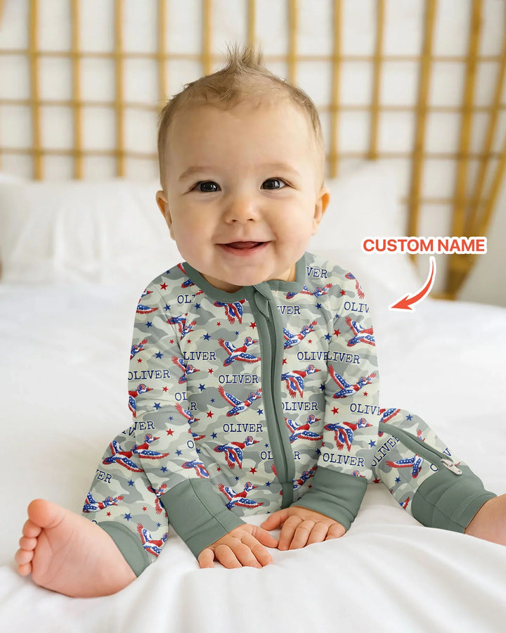 Gerippte Babykleidung mit individuellem Foto - Weich &amp; Skizzenhaft