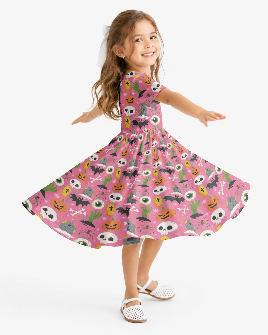 Little Monsters Bamboo Twirl Dress