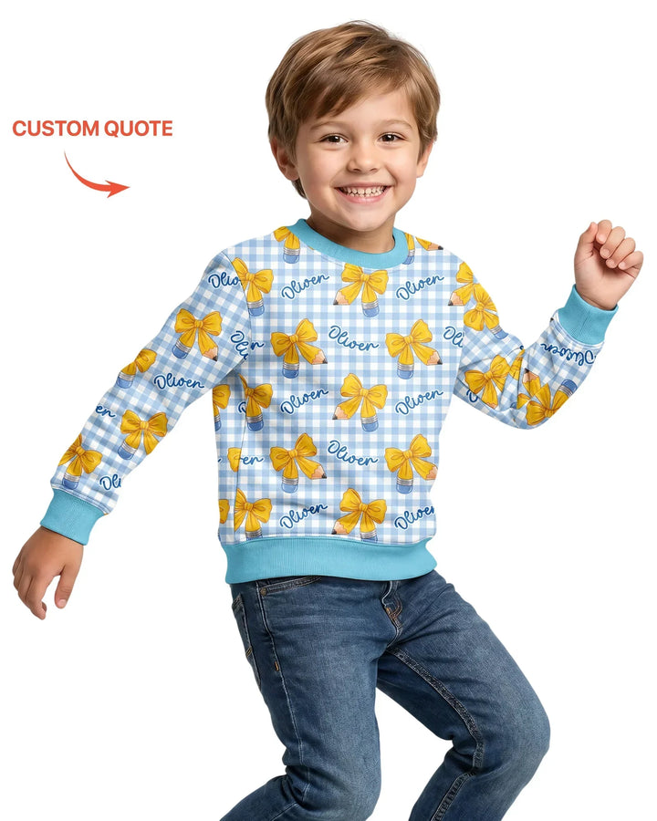 Custom Template Bambus-Rundhals-Sweatshirt