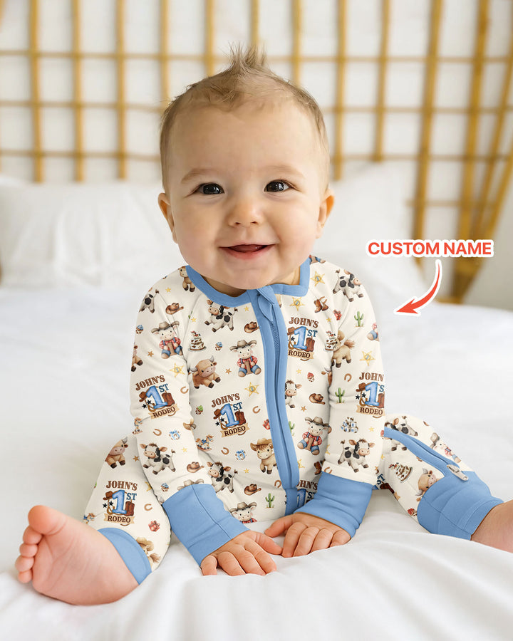 Gerippte Babykleidung mit individuellem Foto - Weich &amp; Skizzenhaft