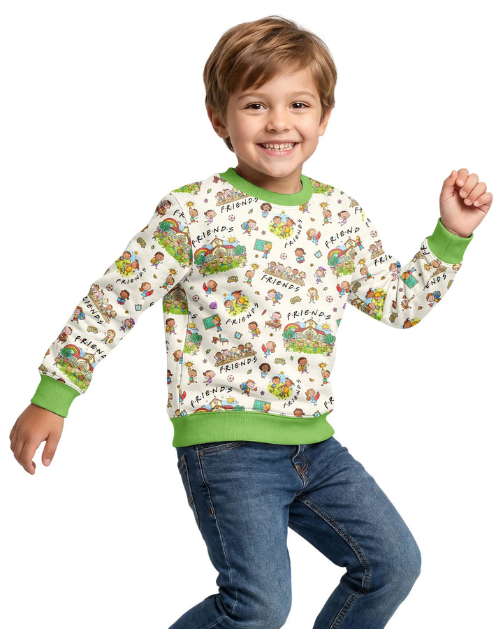 Sweatshirt mit Rundhalsausschnitt aus Bambusfaser