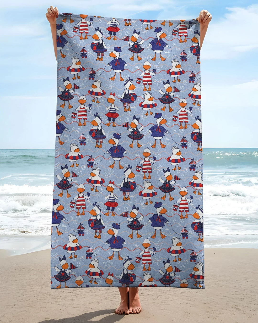 Vorlage Bambus-Strandtuch