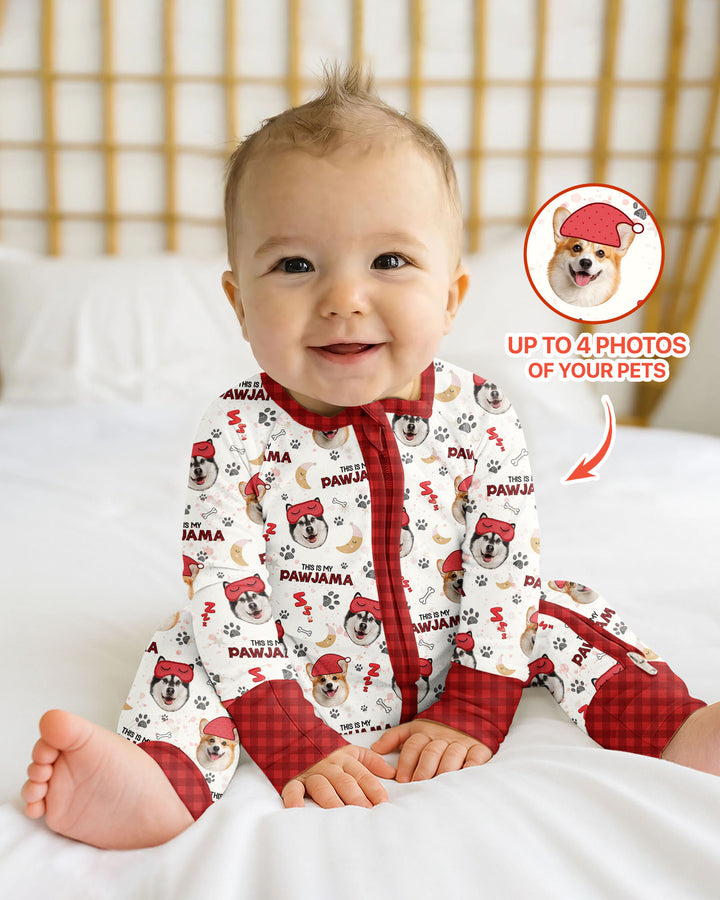Gerippte Babykleidung mit individuellem Foto - Weich &amp; Skizzenhaft