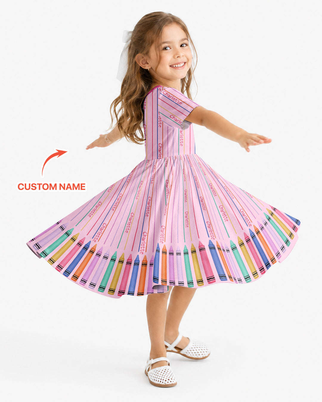Vorlage Bambus Twirl Kleid