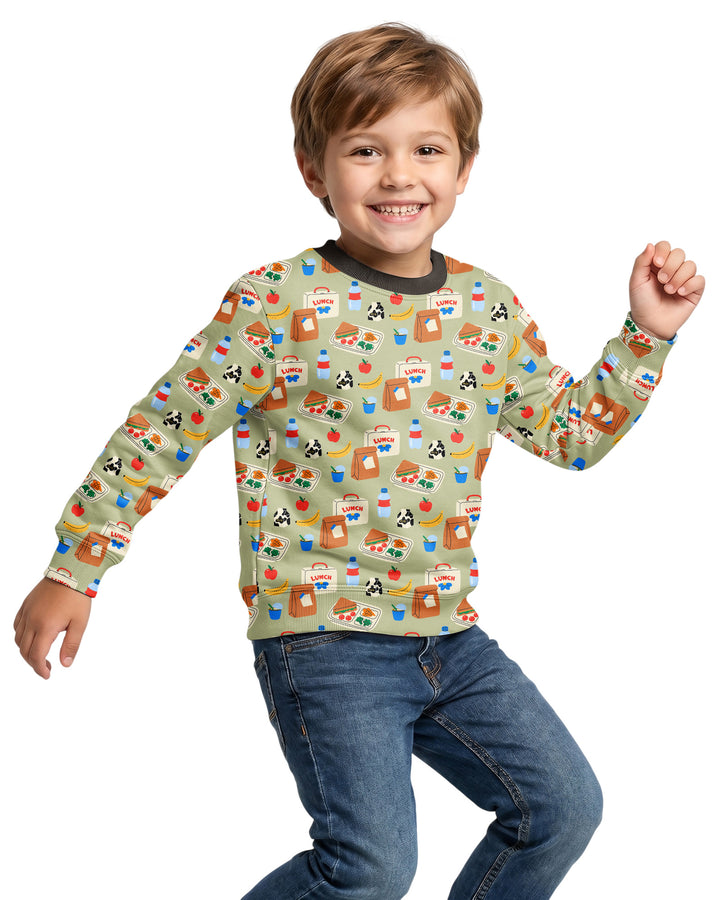 Template Damen-Rundhals-Sweatshirt aus Bambus