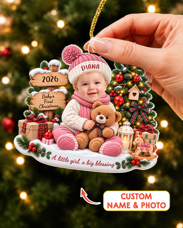 Happy Christmas My Baby Acrylic Ornament