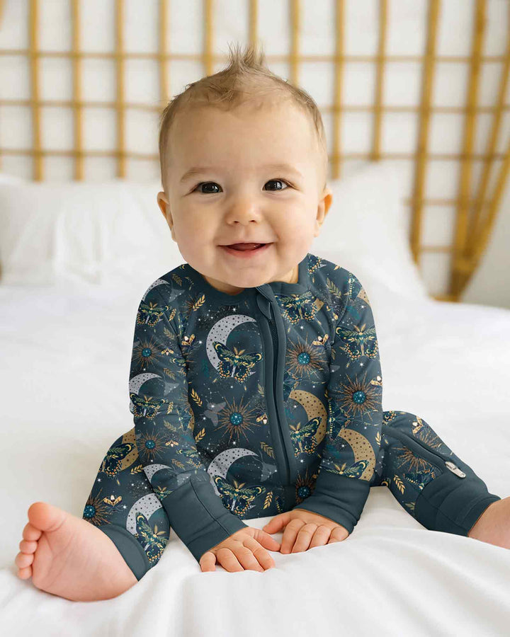 Celestial Moths Bamboo Convertible Zippy