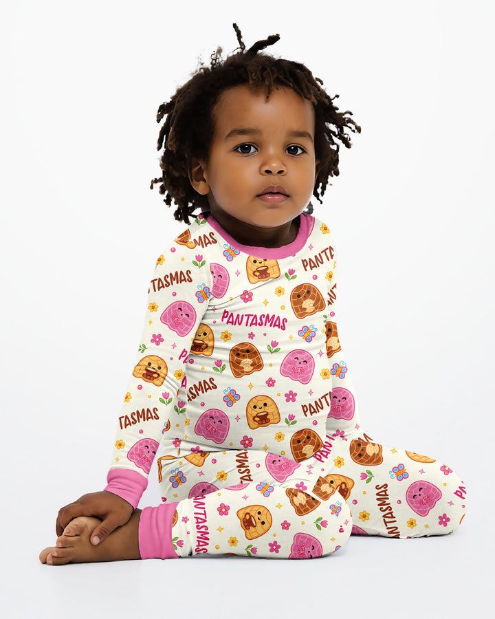 Pantasmas Ghost Bamboo Two Piece Long Sleeve Pajama Set