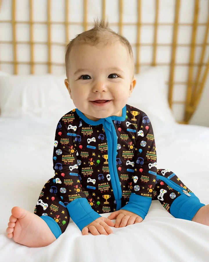 Gerippte Babykleidung mit individuellem Foto - Weich &amp; Skizzenhaft