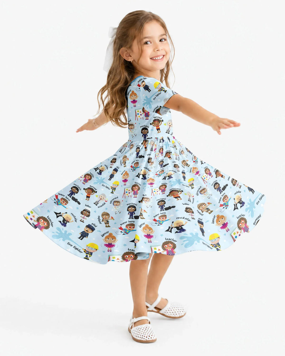 Vorlage Bambus Twirl Kleid