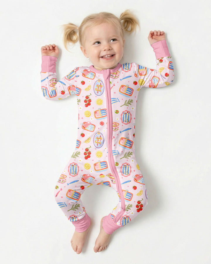 Gerippte Babykleidung mit individuellem Foto - Weich &amp; Skizzenhaft