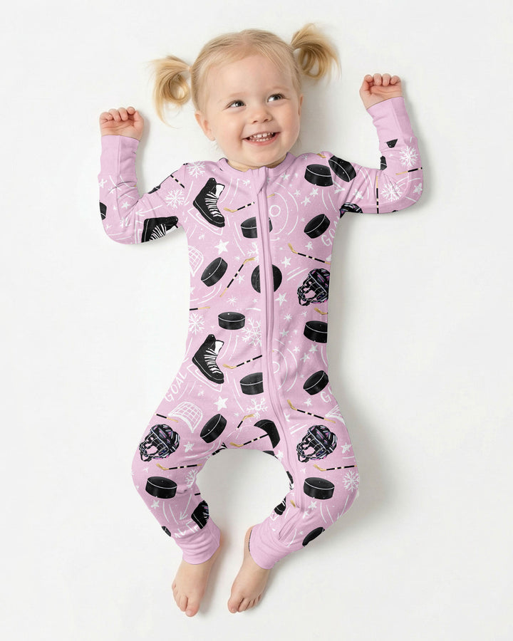 Little Hockey Fan Bamboo Convertible Zippy