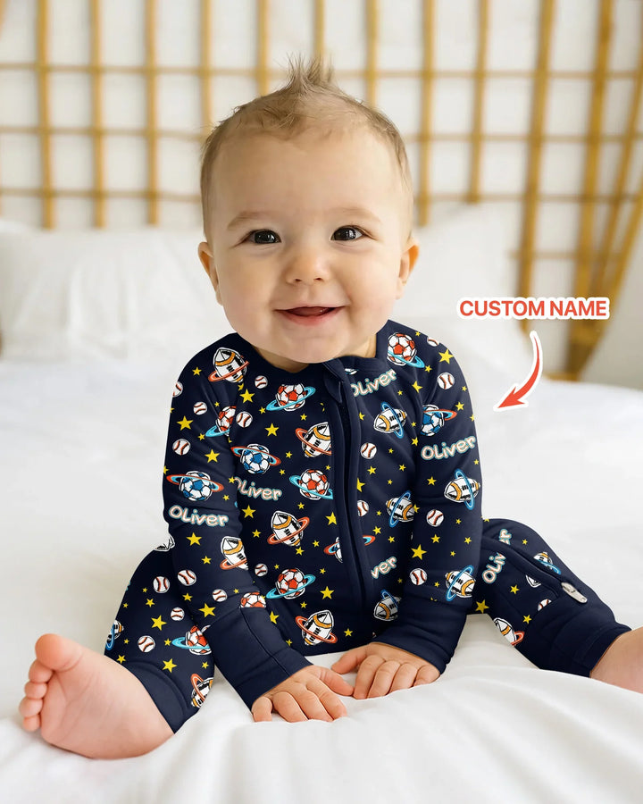 Gerippte Babykleidung mit individuellem Foto - Weich &amp; Skizzenhaft