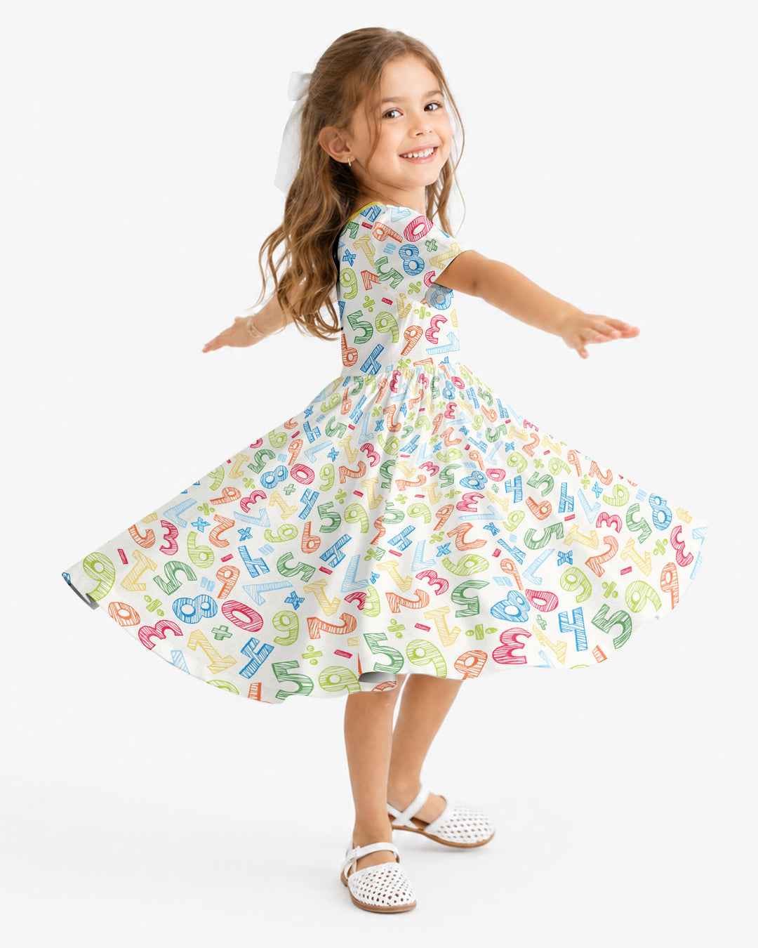 Math Doodles Bamboo Twirl Dress