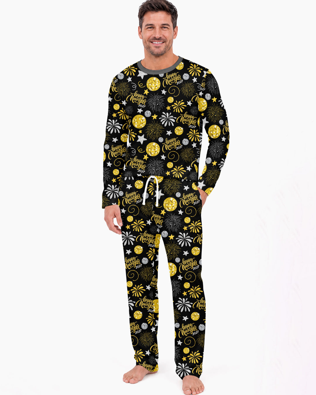 New Year's Eve Celebration 2027  Bamboo Men's Pajama Set