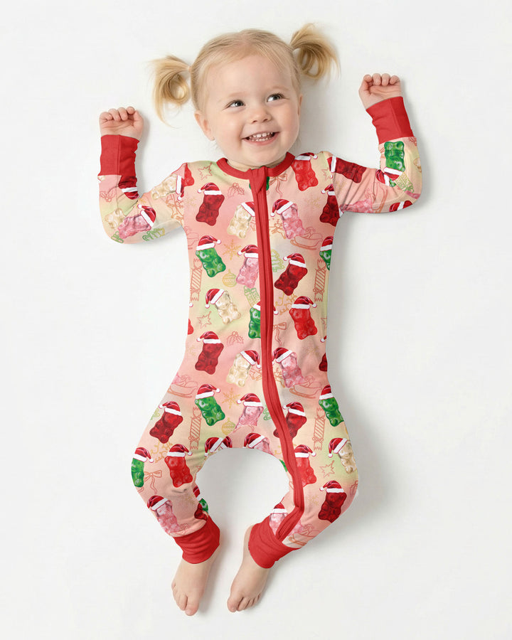 Gummy Bear Santa Christmas Bamboo Convertible Zippy
