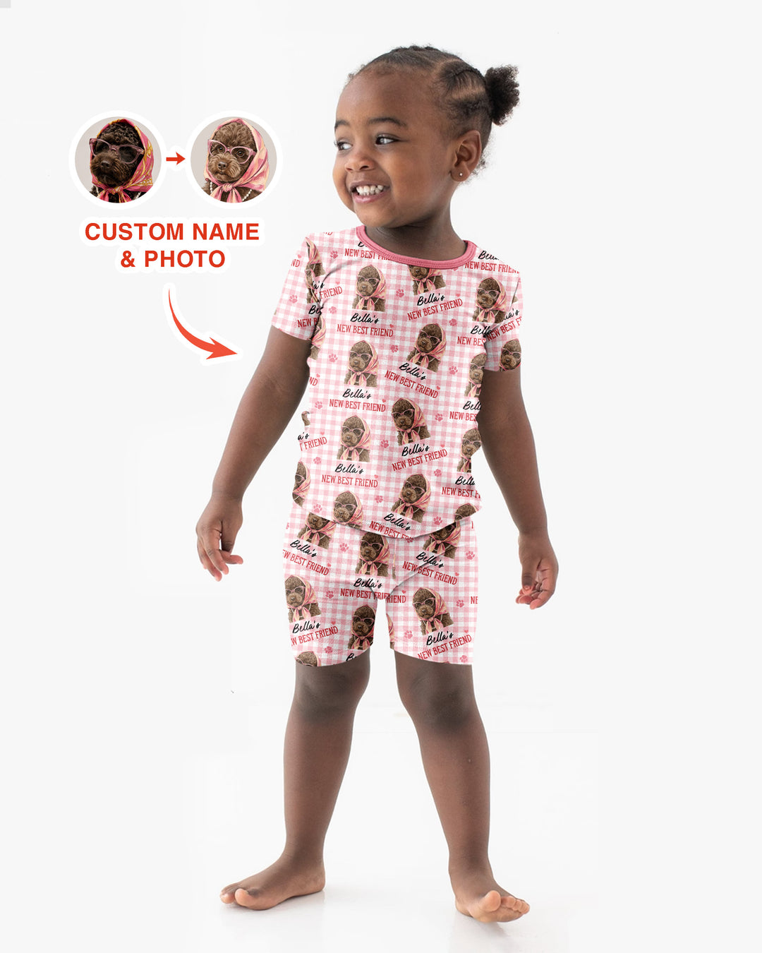 New Best Friend Bamboo Two Piece Short Sleeve Shorts Pajama Set