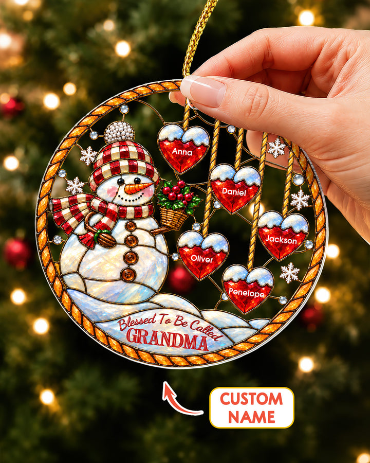 Blessed To Be Called Grandma/ Nana/.... - Personalized Acrylic Ornament