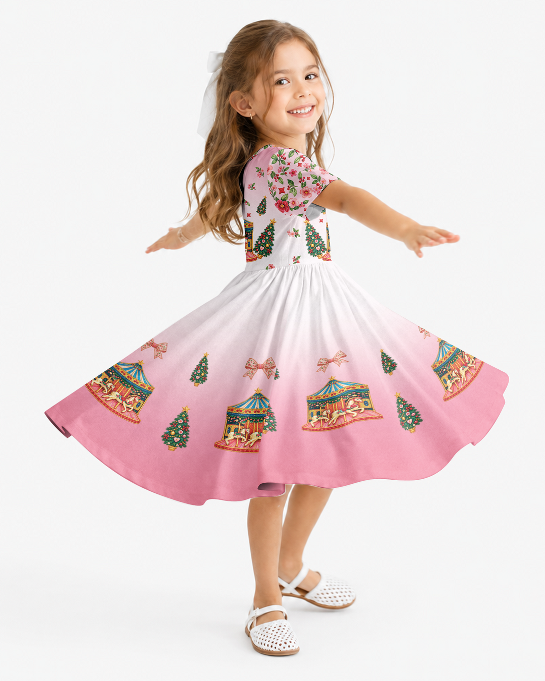 Enchanted Carousel Bamboo Twirl Dress
