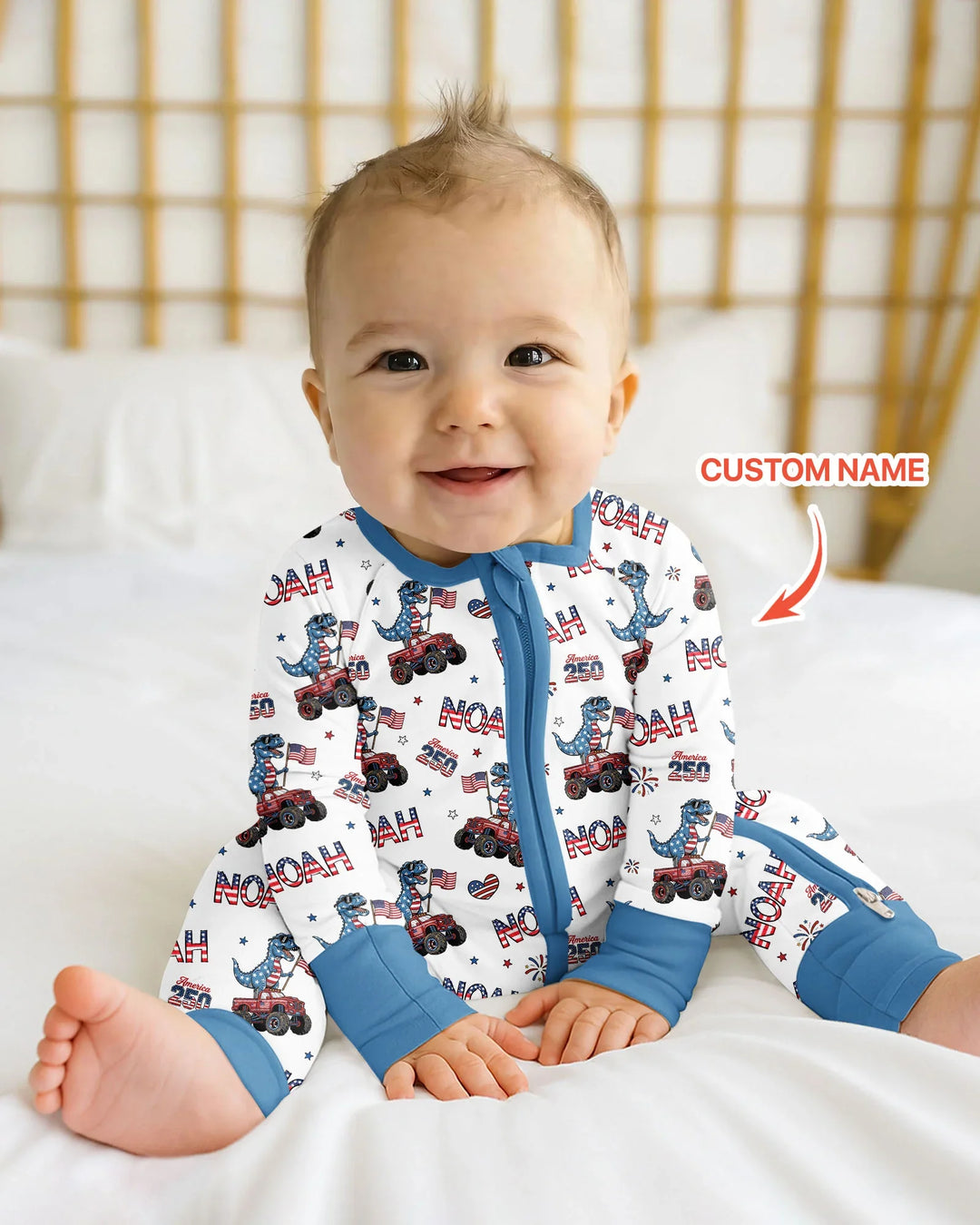 Gerippte Babykleidung mit individuellem Foto - Weich &amp; Skizzenhaft