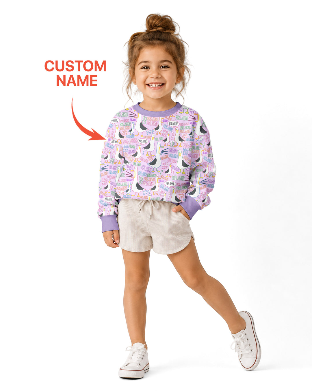 Custom Template Bambus-Rundhals-Sweatshirt