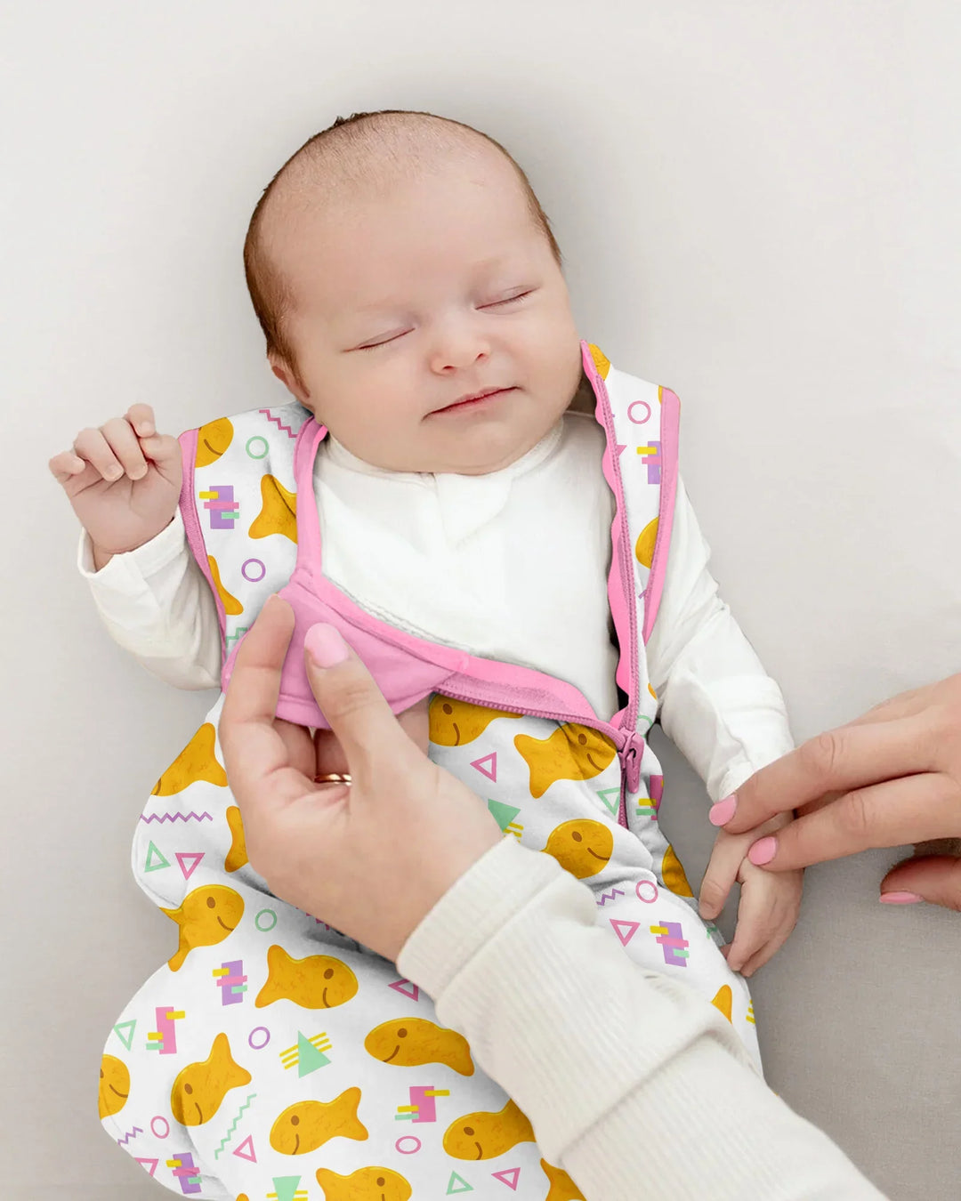 Cheesy Fishies Family Matching Bamboo Sleep Bag