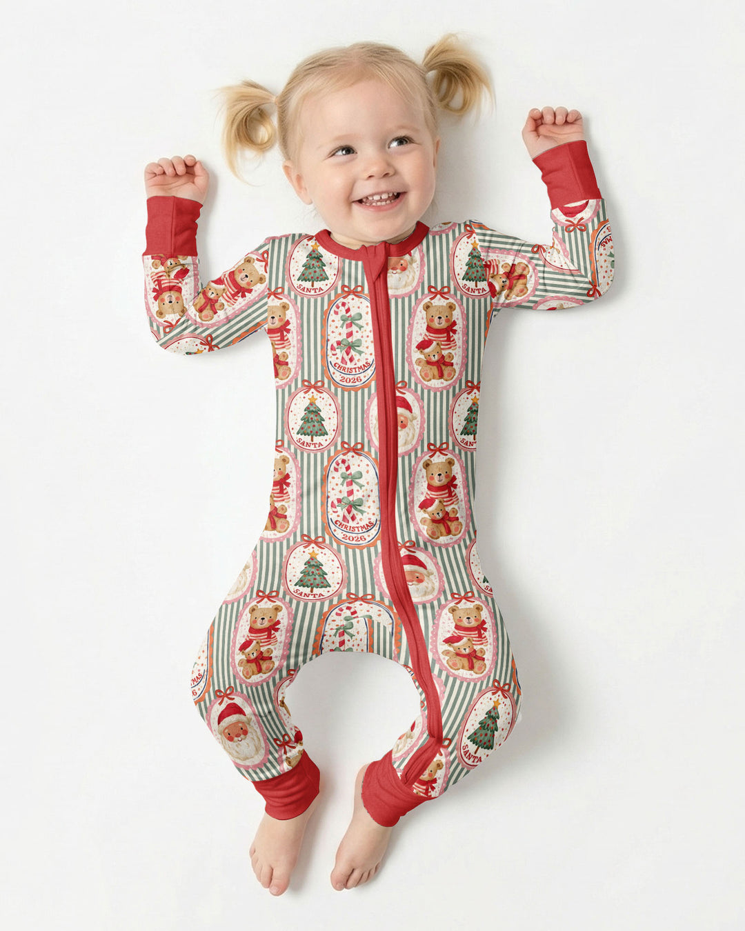 Teddy Bear Christmas Bamboo Convertible Zippy