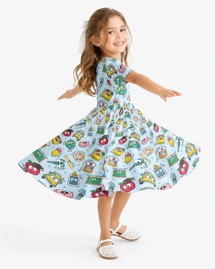 Happy School Pals Bamboo Twirl Dress
