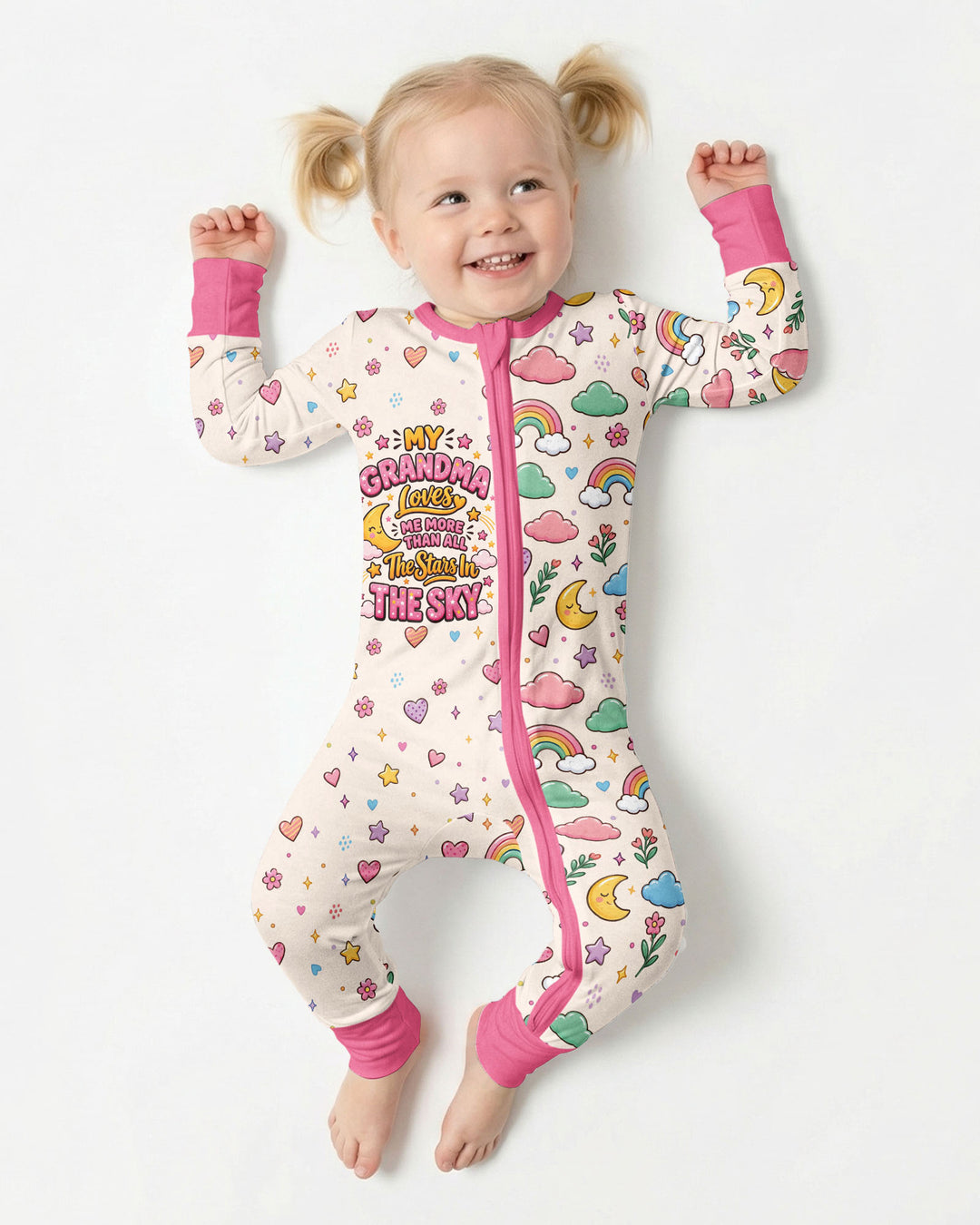 My Grandma Loves Me More Than All The Stars Bamboo Convertible Zippy