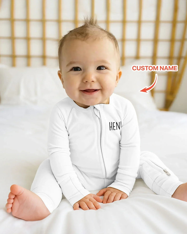 Gerippte Babykleidung mit individuellem Foto - Weich &amp; Skizzenhaft