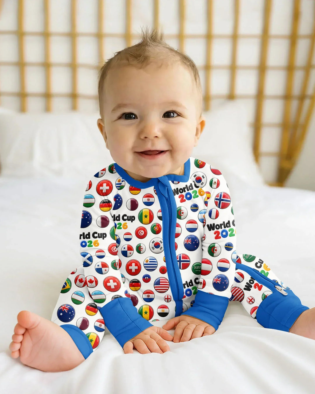 Gerippte Babykleidung mit individuellem Foto - Weich &amp; Skizzenhaft