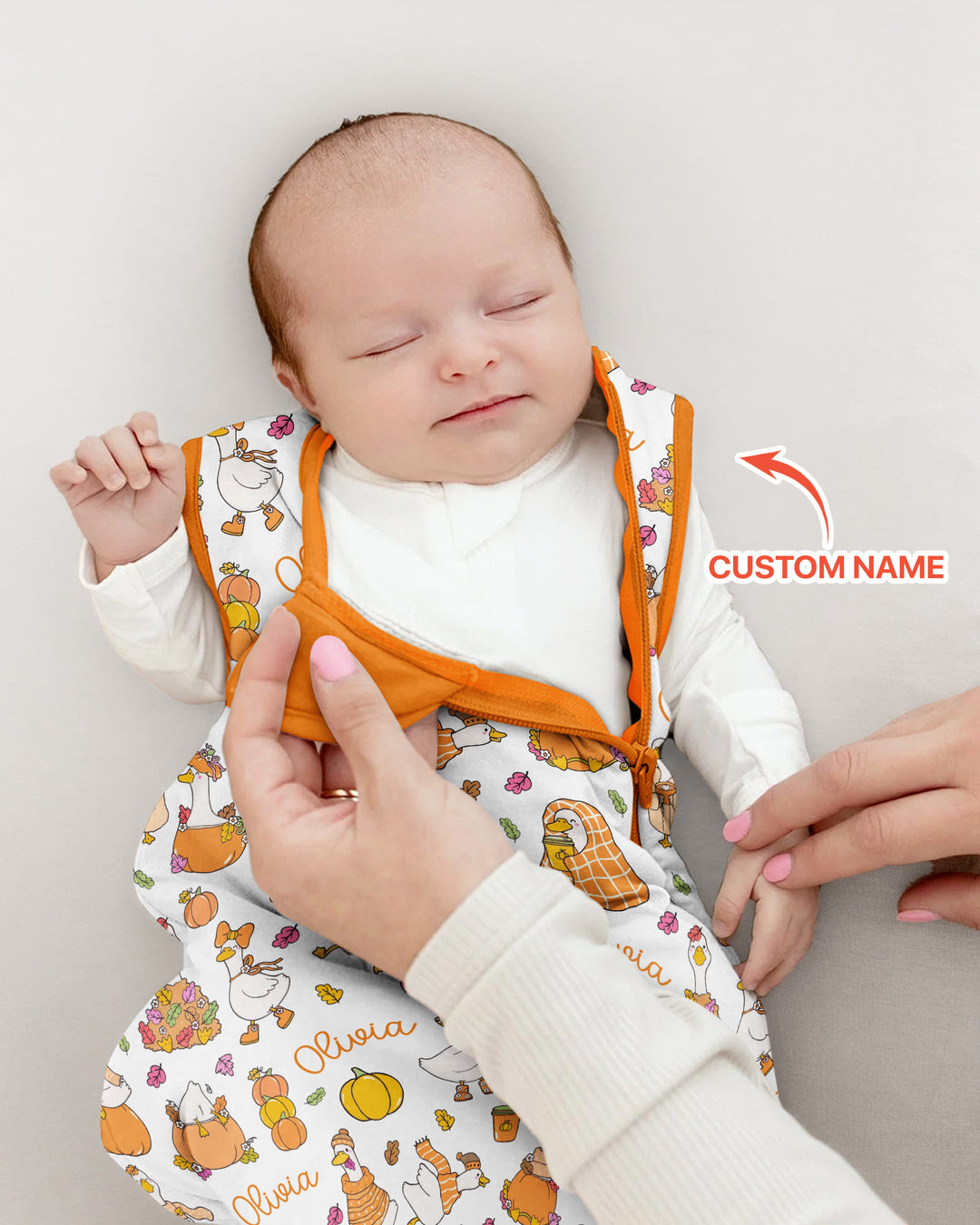 Fall Silly Goose Bamboo Sleep Bag