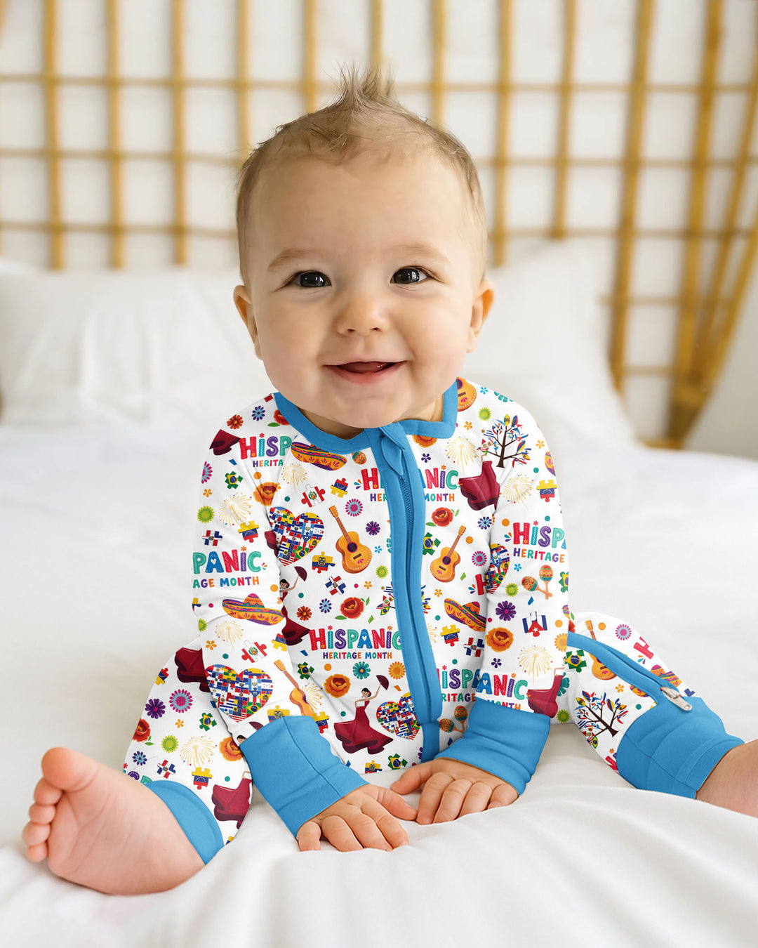 Gerippte Babykleidung mit individuellem Foto - Weich &amp; Skizzenhaft