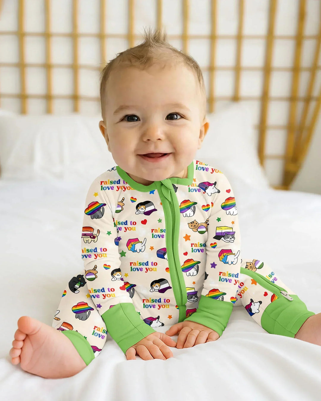 Gerippte Babykleidung mit individuellem Foto - Weich &amp; Skizzenhaft