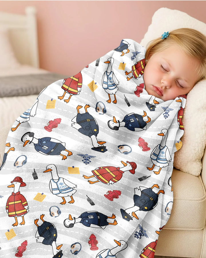 Rescue Goose Squad Bamboo Blanket