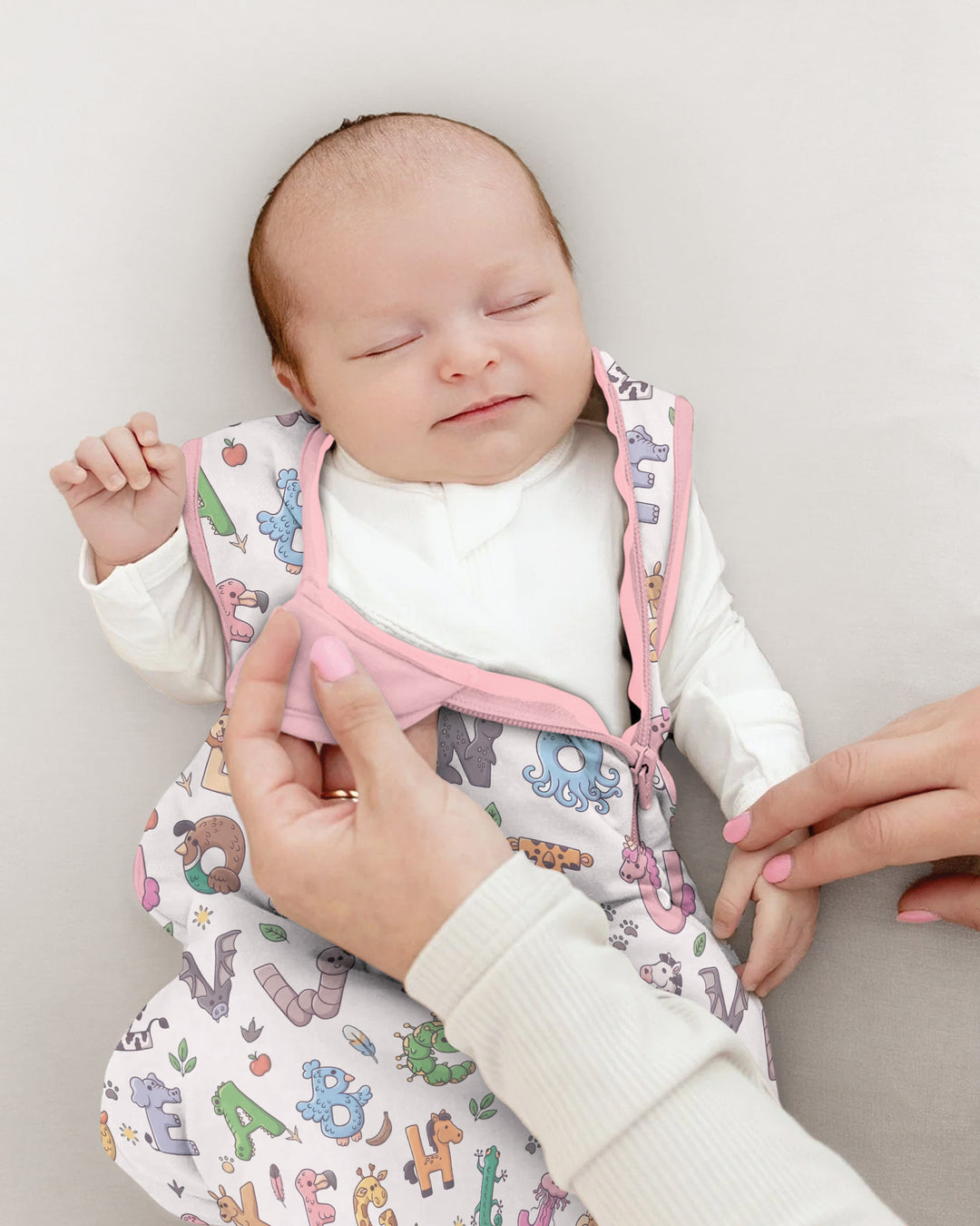 Animals Alphabet Bamboo Sleep Bag