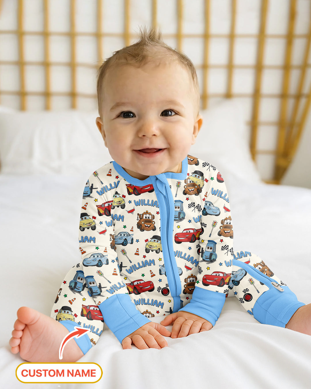 Gerippte Babykleidung mit individuellem Foto - Weich &amp; Skizzenhaft